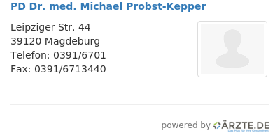 Pd dr med michael probst kepper