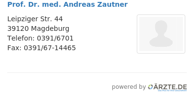 Prof dr med andreas zautner 650827