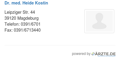Dr med heide kostin