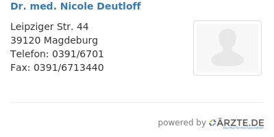 Dr med nicole deutloff ba569f53 7fe5 460a 8eef 6c3c4c5ff931