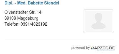 Dipl med babette stendel