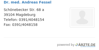 Dr med andreas fessel