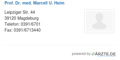 Prof dr med marcell u heim