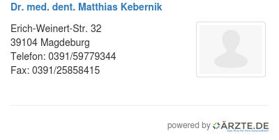 Dr med dent matthias kebernik 336217