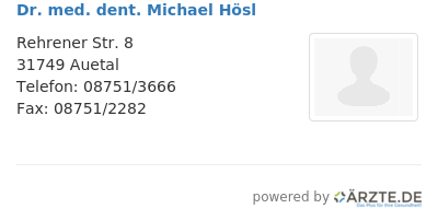 Dr med dent michael hoesl