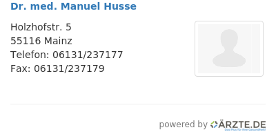 Dr med manuel husse