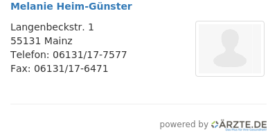 Melanie heim guenster