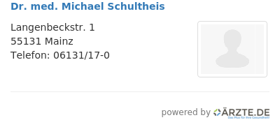 Dr med michael schultheis