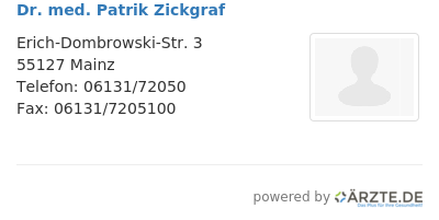 Dr med patrik zickgraf