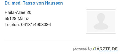 Dr med tasso von haussen 515316
