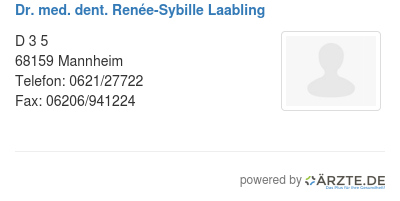 Dr med dent renee sybille laabling