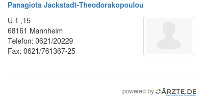 Panagiota jackstadt theodorakopoulou