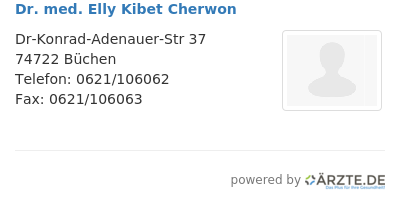 Dr med elly kibet cherwon