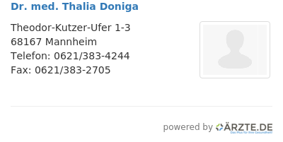 Dr med thalia doniga