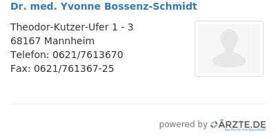 Dr med yvonne bossenz schmidt 651568