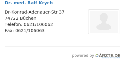 Dr med ralf krych 552611