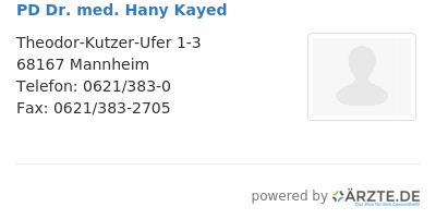 Pd dr med hany kayed
