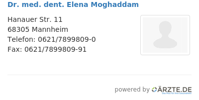 Dr med dent elena moghaddam