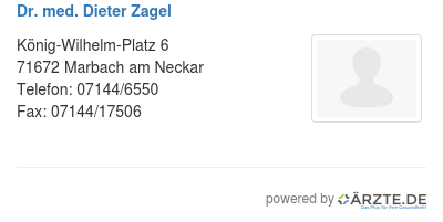 Dr med dieter zagel