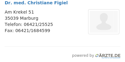 Dr med christiane figiel