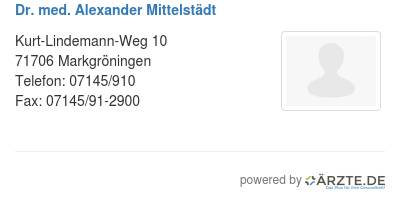 Dr med alexander mittelstaedt
