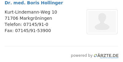 Dr med boris hollinger