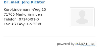 Dr med joerg richter