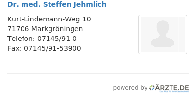 Dr med steffen jehmlich