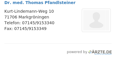 Dr med thomas pfandlsteiner 650379