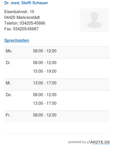 Dr med steffi schauer