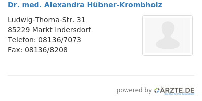 Dr med alexandra huebner krombholz