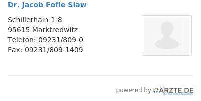 Dr jacob fofie siaw