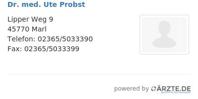 Dr med ute probst
