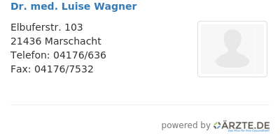 Dr med luise wagner