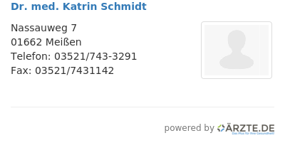 Dr med katrin schmidt 327798