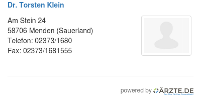 Dr torsten klein