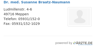 Dr med susanne braatz naumann
