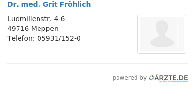 Dr med grit froehlich