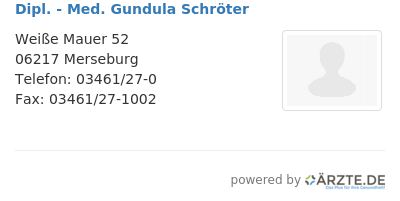 Dipl med gundula schroeter