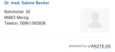 Dr med sabine becker 254162
