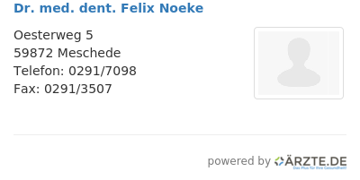 Dr med dent felix noeke 665644