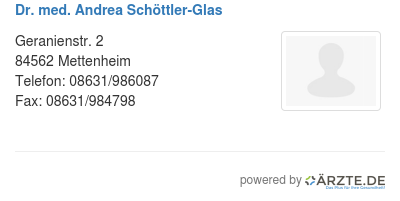 Dr med andrea schoettler glas