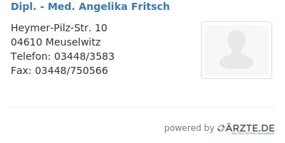 Dipl med angelika fritsch