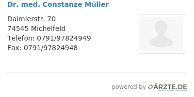 Dr med constanze mueller 659330