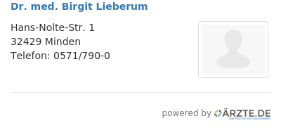 Dr med birgit lieberum