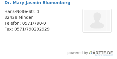 Dr mary jasmin blumenberg