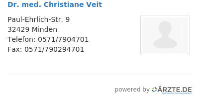 Dr med christiane veit