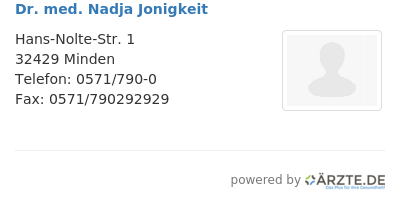 Dr med nadja jonigkeit