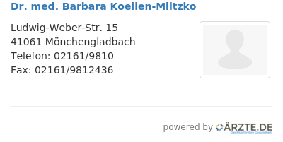 Dr med barbara koellen mlitzko