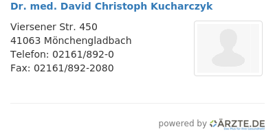 Dr med david christoph kucharczyk